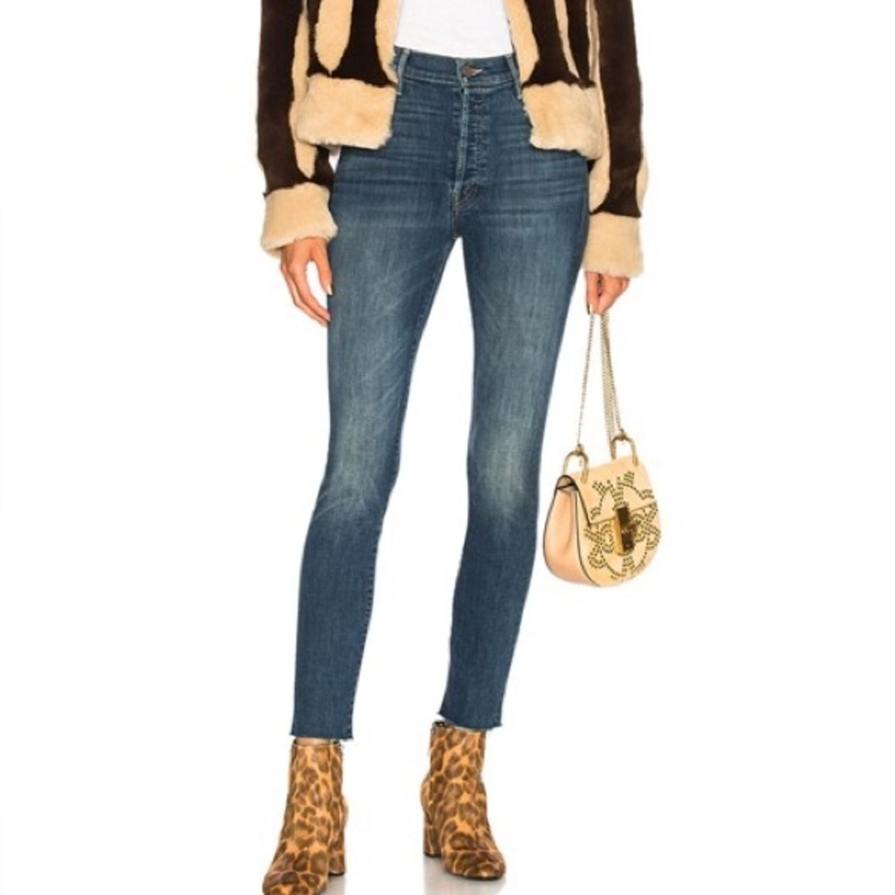 Mother The Stunner Ankle Fray Whatchya Got Cookin Jeans